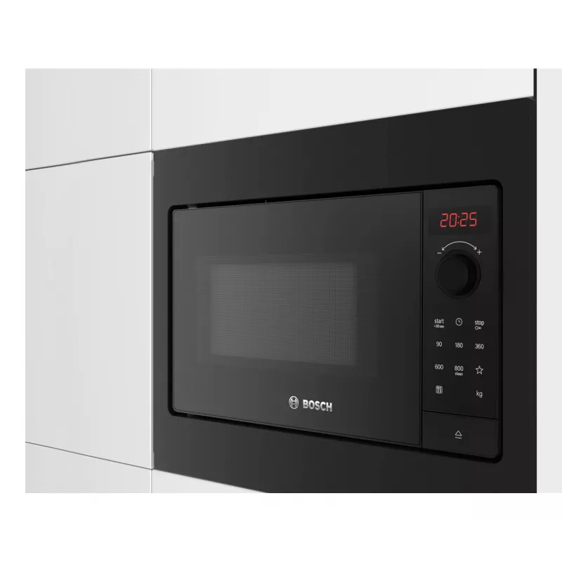 Bosch Serie 2 BFL523MB4 įmontuojama mikrobangų krosnelė 20 L 800 W juoda