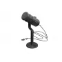 Laidinis PC mikrofonas GENESIS Radium 350D – USB Type-A/Type-C, -48 dB jautrumas, 16–14000 Hz, 2,5 m laidas, juodas