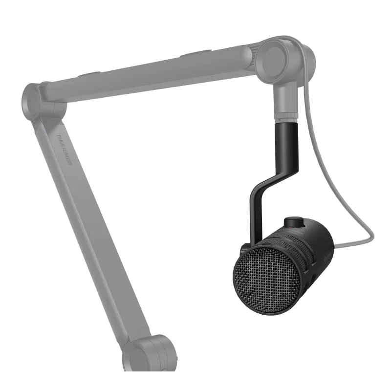 Laidinis PC mikrofonas GENESIS Radium 350D – USB Type-A/Type-C, -48 dB jautrumas, 16–14000 Hz, 2,5 m laidas, juodas