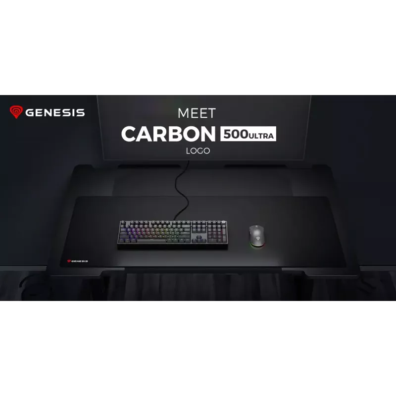 Pelės kilimėlis GENESIS Carbon 500 Ultra Logo