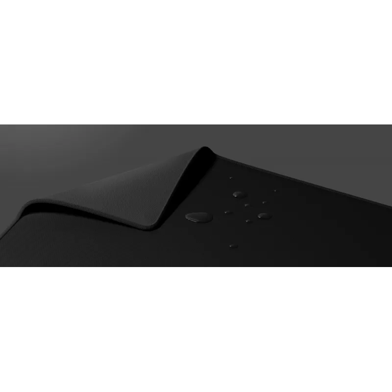 GENESIS Carbon 500 Hyper Logo – juodas audinio ir gumos žaidimų kilimėlis