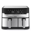 Oro gruzdintuvė Tefal Dual Easy Fry & Grill EY905D dviguba 8,3 L 2700 W nerūdijantis plienas