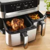 Oro gruzdintuvė Tefal Dual Easy Fry & Grill EY905D dviguba 8,3 L 2700 W nerūdijantis plienas