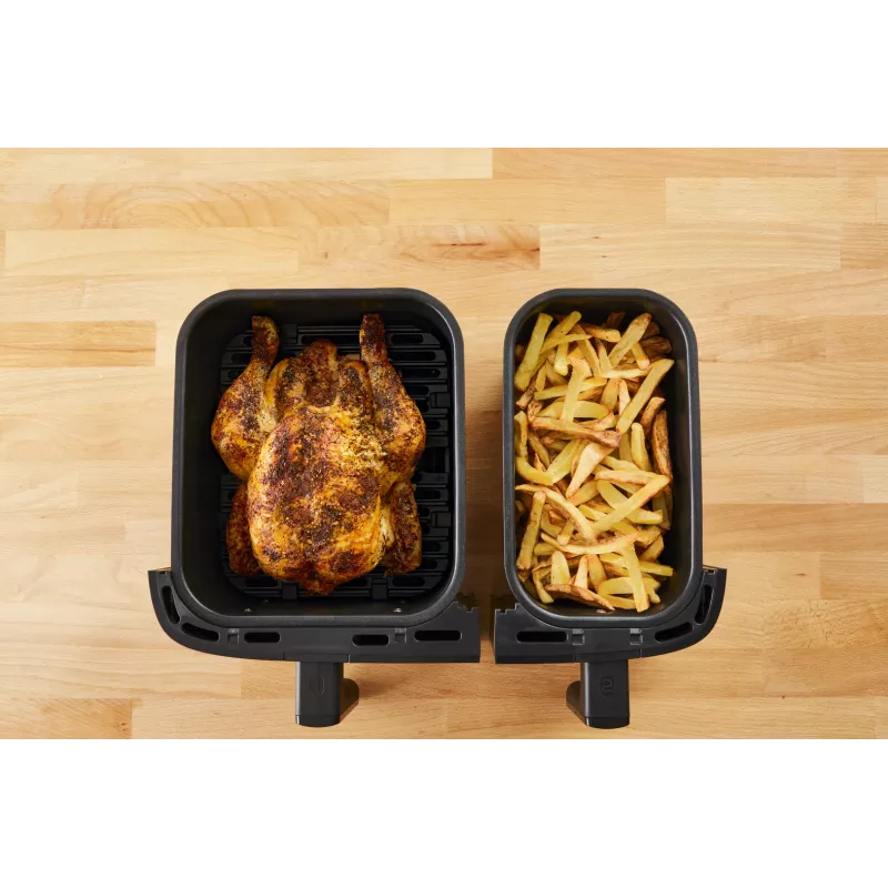 Oro gruzdintuvė Tefal Dual Easy Fry & Grill EY905D dviguba 8,3 L 2700 W nerūdijantis plienas
