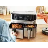 Oro gruzdintuvė Tefal Dual Easy Fry & Grill EY905D dviguba 8,3 L 2700 W nerūdijantis plienas