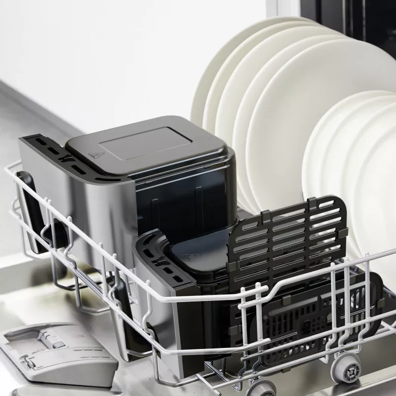 Oro gruzdintuvė Tefal Dual Easy Fry & Grill EY905D dviguba 8,3 L 2700 W nerūdijantis plienas