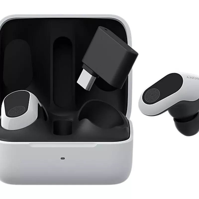 Sony INZONE Buds belaidės ausinės žaidimams, juodos/baltos