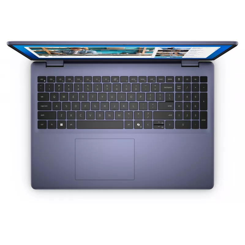 DELL DC16251 nešiojamas kompiuteris Intel Core 7 150U 40,6 cm (16 inch) Full HD+ 16 GB DDR5-SDRAM 1 TB SSD NVIDIA GeForce MX570A Wi-Fi 6E Ubuntu Linux UK International Blue