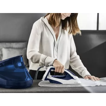 Tefal Pro Express Vision GV9812 3000 W 1.1 L Durilium AirGlide Autoclean padas Mėlyna, Balta