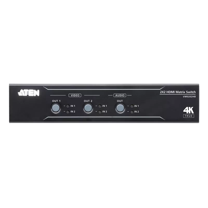 ATEN VM0202HB 2x2 HDMI Matricos Perjungiklis su Audio Išskyrimu, 4K