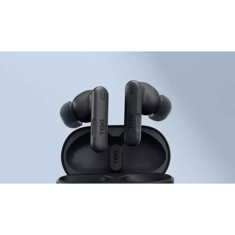 Ausinės DELL EB525 TWS belaidės į ausis, triukšmo slopinimas, Bluetooth, juodos