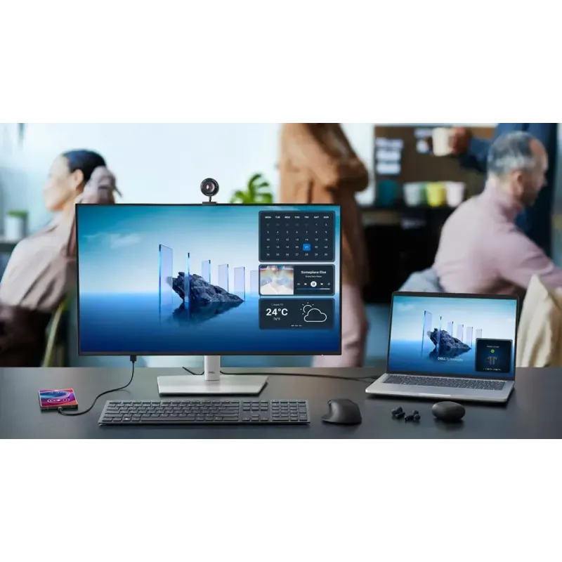 Ausinės DELL EB525 TWS belaidės į ausis, triukšmo slopinimas, Bluetooth, juodos