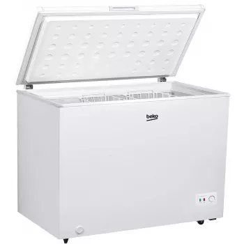 Šaldiklis BEKO CF316EWN, 308 L naudingas tūris, E energijos klasė, 235 kWh/metus, 40 dB, baltas