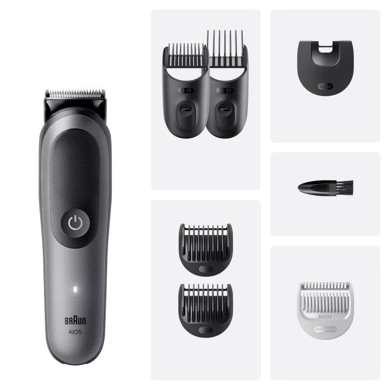 Braun 80789911 plaukų kirpimo mašinėlė Dark Grey 21 Ličio jonų (Li-Ion)