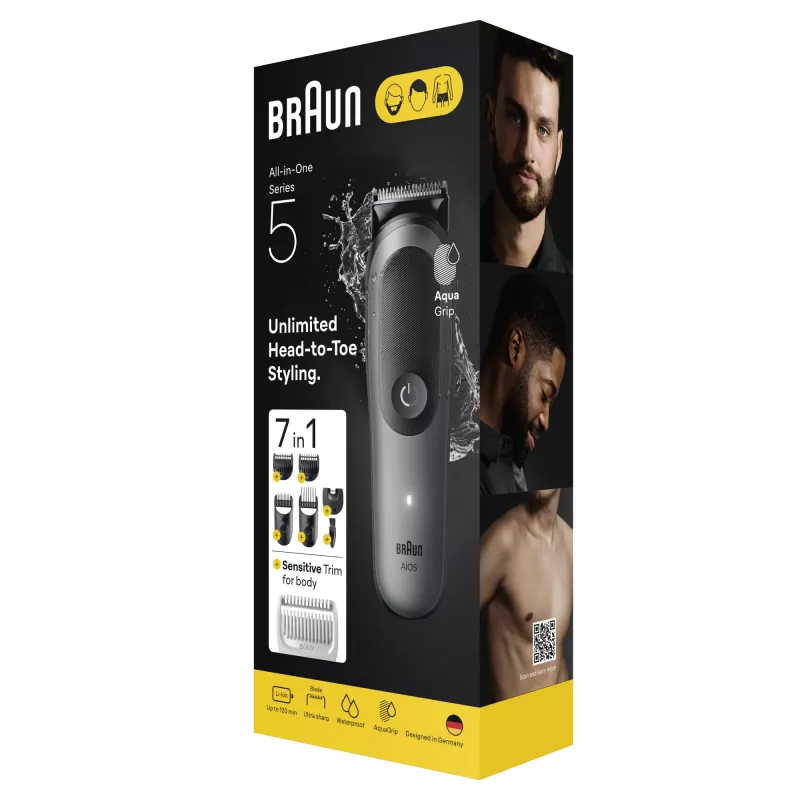 Braun 80789911 plaukų kirpimo mašinėlė Dark Grey 21 Ličio jonų (Li-Ion)