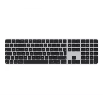 Apple Magic Keyboard su Touch ID ir skaitmeniniu klavišų bloku, juodas, QWERTY UK (MXK83Z/A)