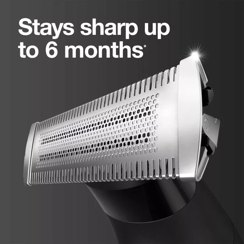 Braun Series X XT5200 folijos skustuvas su trimeriu, juodas, metalinis
