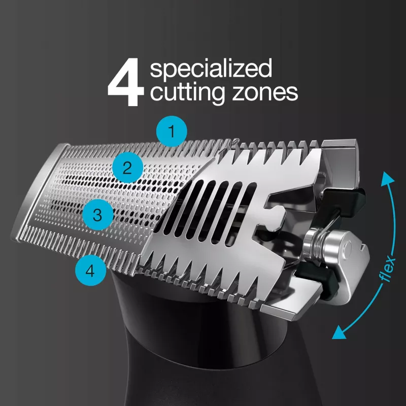 Braun Series X XT5200 folijos skustuvas su trimeriu, juodas, metalinis