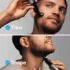 Braun Series X XT5200 folijos skustuvas su trimeriu, juodas, metalinis