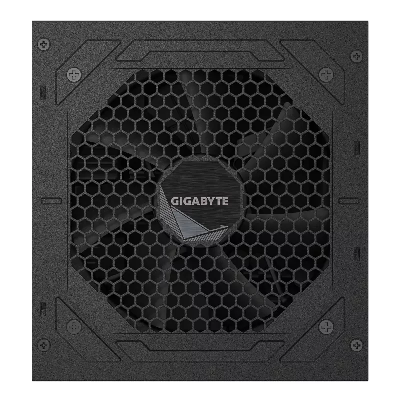 GIGABYTE UD1000GM PG5 V2 maitinimo blokas – PCIe Gen 5.1, 80 PLUS Gold, pilnai modulinis, 120 mm ventiliatorius, ATX 3.1, EU kištukas