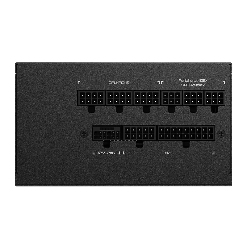 GIGABYTE UD1000GM PG5 V2 maitinimo blokas – PCIe Gen 5.1, 80 PLUS Gold, pilnai modulinis, 120 mm ventiliatorius, ATX 3.1, EU kištukas