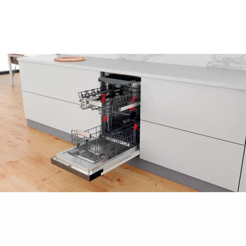 Indaplovė Whirlpool WSBO 3O34 PF X pusiau įmontuojama 45 cm 10 komplektų