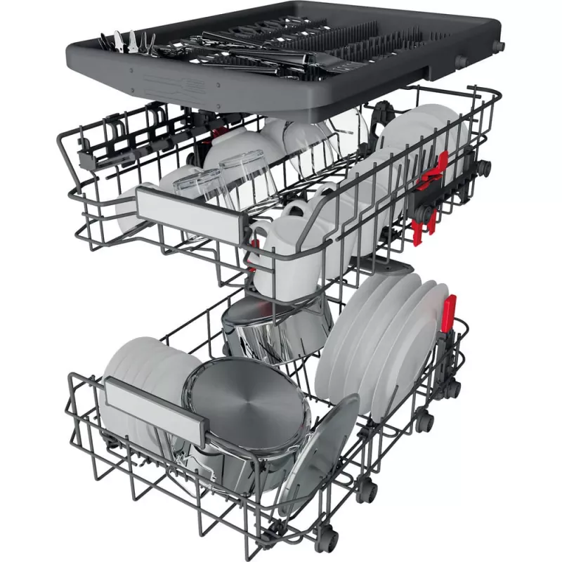 Indaplovė Whirlpool WSBO 3O34 PF X pusiau įmontuojama 45 cm 10 komplektų