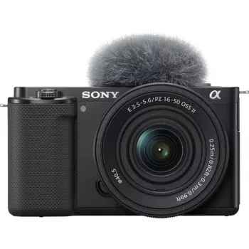 Sony ZV-E10 + E PZ 16-50mm F3.5-5.6 OSS II veidrodinis fotoaparatas 24,2 MP CMOS 6000 x 4000 pikselių juodas