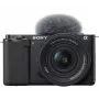 Sony ZV-E10 + E PZ 16-50mm F3.5-5.6 OSS II veidrodinis fotoaparatas 24,2 MP CMOS 6000 x 4000 pikselių juodas