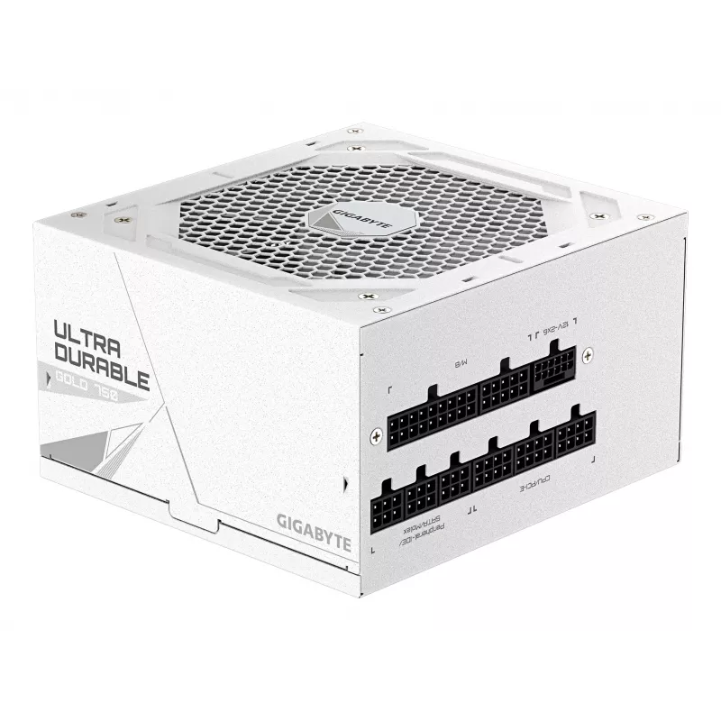 Maitinimo blokas GIGABYTE UD750GM PG5 V2 750W ATX 3.1, 80 PLUS Gold, pilnai modulinis, baltas