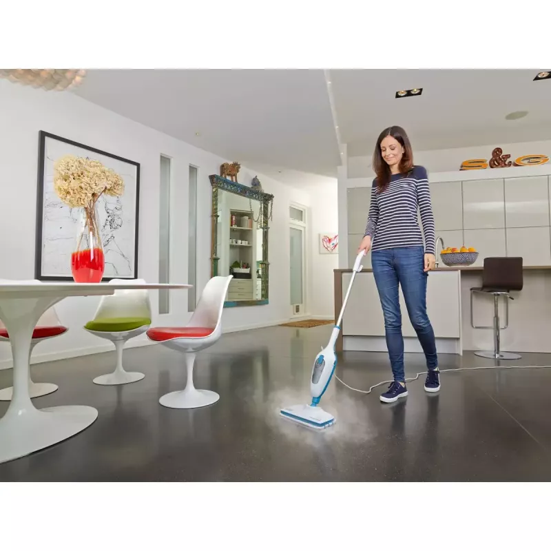 Stiklinis siurblys Black & Decker FSMH13E5-QS – 1300 W, laidinis, 4,8 m laidas, mėlynas