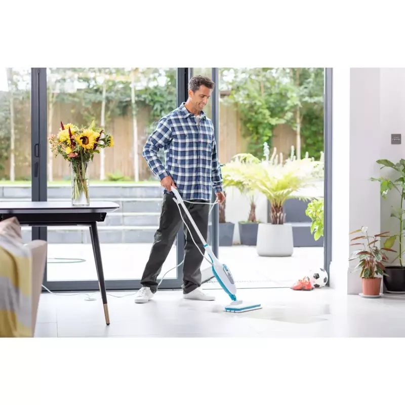 Stiklinis siurblys Black & Decker FSMH13E5-QS – 1300 W, laidinis, 4,8 m laidas, mėlynas