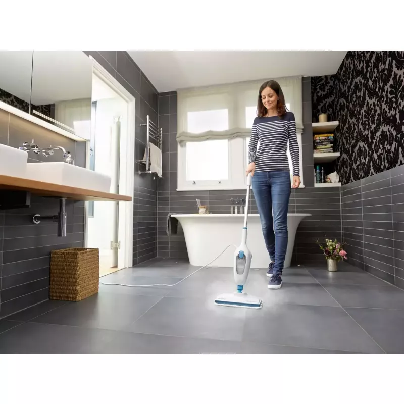 Stiklinis siurblys Black & Decker FSMH13E5-QS – 1300 W, laidinis, 4,8 m laidas, mėlynas