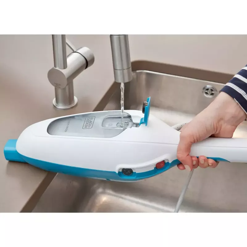 Stiklinis siurblys Black & Decker FSMH13E5-QS – 1300 W, laidinis, 4,8 m laidas, mėlynas