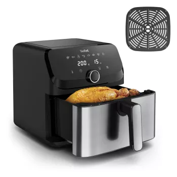 Tefal Easy Fry Mega EY855D10 karšto oro gruzdintuvė 7,5 L 2020 W juoda, nerūdijantis plienas