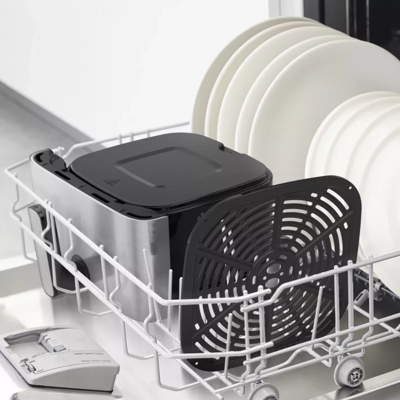 Tefal Easy Fry Mega EY855D10 karšto oro gruzdintuvė 7,5 L 2020 W juoda, nerūdijantis plienas