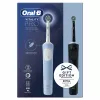 Oral-B Vitality Pro Duo suaugusiųjų sukamoji-osciliuojanti dantų šepetėlis Juoda, Mėlyna, Balta