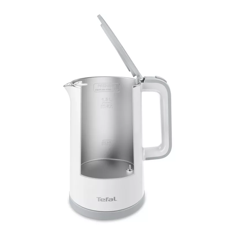 Elektrinis virdulys Tefal KO6931, 1,5 L, 1800 W, baltas, 5 temperatūros nustatymai, palaikymas šiltai 30 min