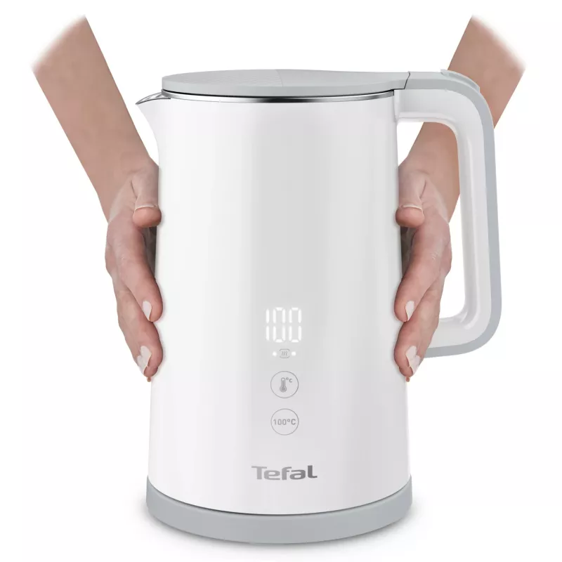 Elektrinis virdulys Tefal KO6931, 1,5 L, 1800 W, baltas, 5 temperatūros nustatymai, palaikymas šiltai 30 min