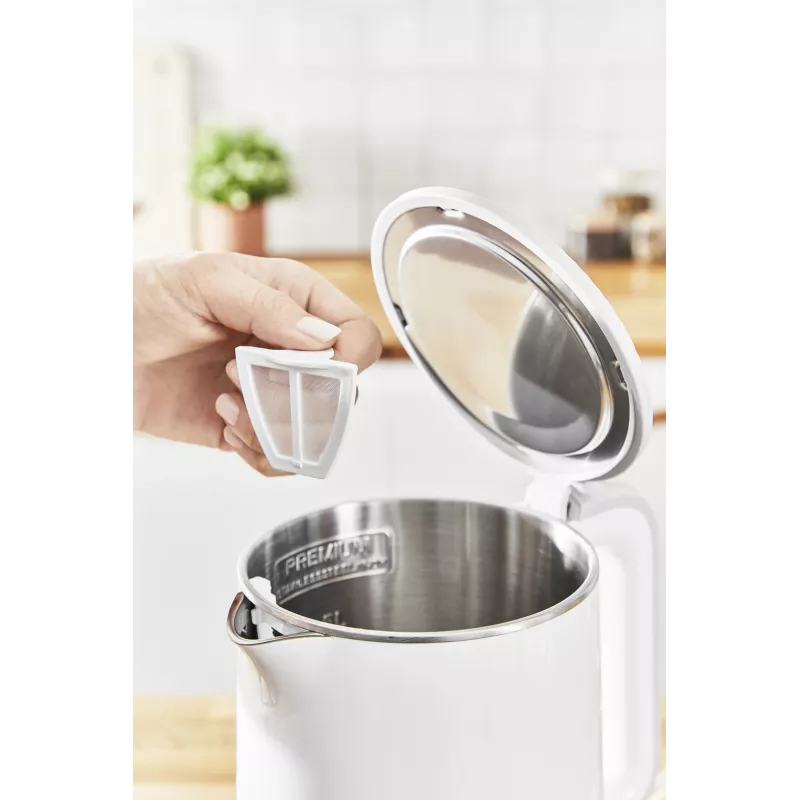 Elektrinis virdulys Tefal KO6931, 1,5 L, 1800 W, baltas, 5 temperatūros nustatymai, palaikymas šiltai 30 min