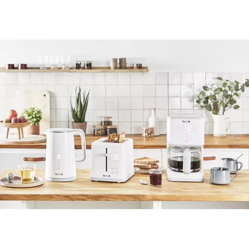 Elektrinis virdulys Tefal KO6931, 1,5 L, 1800 W, baltas, 5 temperatūros nustatymai, palaikymas šiltai 30 min