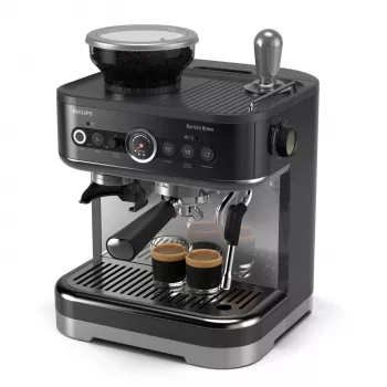 Philips Barista Brew PSA3218/10 juodas espreso kavos aparatas su kapučinatoriumi