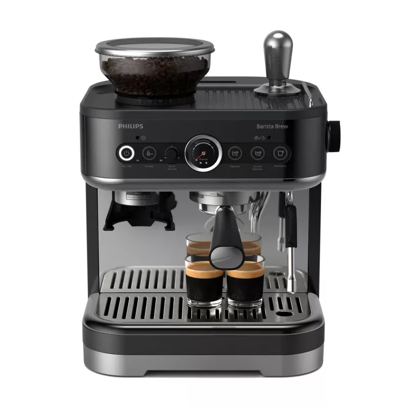 Philips Barista Brew, Espresso aparatas, 2.3 L, įmontuotas malūnėlis, 1350 W, Juodas
