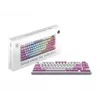 MSI FORGE GK600 TKL WIRELESS VIOLET žaidimų klaviatūra USB + Bluetooth QWERTY UK English Rožinė, Violetinė, Balta