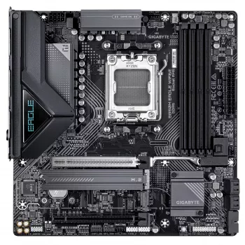 Motininė plokštė GIGABYTE B850M EAGLE WIFI6E Socket AM5, skirta AMD Ryzen 7000/8000/9000, DDR5 iki 8200MHz (OC), PCIe 5.0, Wi‑Fi 6E, 2.5 GbE