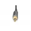 Garso adapterio laidas Digitus DB-510330-010-S 3,5 mm į RCA 1 m Juodas