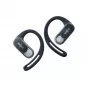 SHOKZ OpenFit Air belaidės ausinės su ausų kabliuku, skirtos skambučiams, muzikai, sportui, kasdieniam naudojimui, juodos