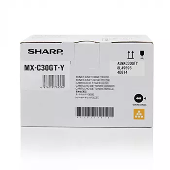 Originali Sharp MXC30GTY geltona tonerio kasetė, 1 vnt.