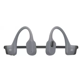 Ausinės Shokz OpenSwim Pro – atviros ausies kaulinio laidumo belaidės ausinės, IP68 atsparios vandeniui, Bluetooth 5.4, 32 GB, 9 h grojimo, pilkos