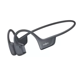 Ausinės Shokz OpenRun Pro 2 belaidės sportinės ausinės su kaulų laidumu, IP55, 12 h grojimo, Bluetooth 5.3, 150 mAh, juodos